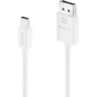 PureLink Câble - Mini-DisplayPort - DisplayPort, 1.5 m (1.50 m), Câble vidéo, Blanc
