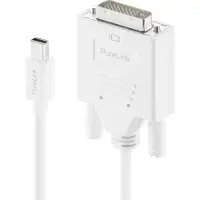 PureLink Câble - Mini-DisplayPort - DVI-D, 1.5 m (1.50 m), Câble vidéo, Blanc