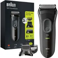 Braun Personal Care 3000BT b Shave&Style Rasoir Series 3 (hommes) Noir