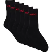 HUGO Chaussettes rouge / noir