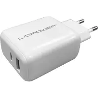 LC-Power LC-GAN-45 USB-Ladegerät 110-240V für USB-C-/USB-A-Geräte 45W