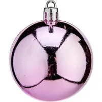 Sublime Market Connect boules de noël ø 6 cm rose plastique