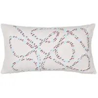Broste Copenhagen Housses de coussins KNUD - Bleu - 40x60 cm