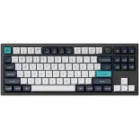 Keychron Q3 Max QMK/VIA Clavier mécanique sans fil, échangeable à chaud, QWERTY US, Knob, RGB, Carbon Black, Gateron Jupiter Banana Q3M-M4