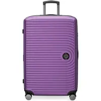 Hauptstadtkoffer Mitte - Grande valise à 4 roulettes doubles Valise de voyage XL avec extension, valise rigide TSA stable, 130 L, aubergine