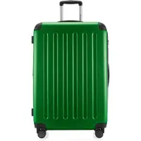 Hauptstadtkoffer - Spree Grande valise extensible XL Trolley Bagage de soute, Check-In Luggage Hardcase, Trolley de voyage 4 roulettes, TSA, 75cm, 119 L,Vert