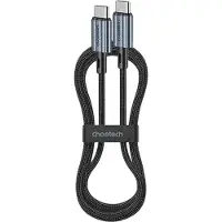 Choetech Xcc-1014 Câble Usb-C vers Usb-C, Pd 60W 1.2M (Noir)