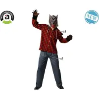 Atosa Werewolf Men Costume Rouge M-L Enfants