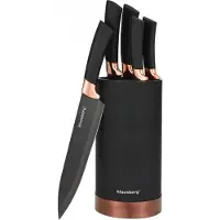 Klausberg lot de 5 couteaux de cuisine en bloc 48671