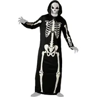 Atosa Costume De Squelette Phosphorescent Pour Homme