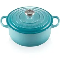 Le Creuset Cocotte Le Creuset Signature Bleu Caraïbes 20 cm