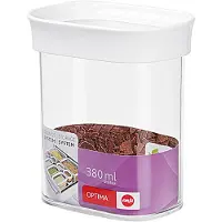 EMSA 513555 boîte hermétique alimentaire Rectangulaire 0,38 L Transparent, Blanc