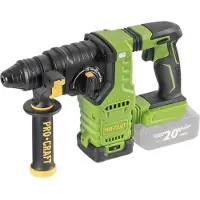 Procraft PHA30bb Marteau perforateur sans fil 20 V 2,8 J SDS plus Brushless + 1x batterie 4,0 Ah - sans chargeur