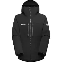 Mammut - Veste thermique de ski isolante et imperméable - Stoney HS Thermo Hooded Jacket Men Black pour Homme - Taille XL - Noir