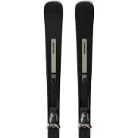 Salomon S/max N°10+m10 Gw L80 Woman Alpine Skis Pack Noir 165 Femme