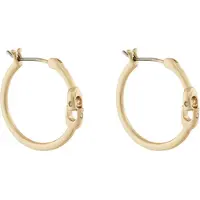 Coach Boucles d'oreilles or / transparent