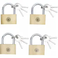 Bgs Kraftmann Lot De 4 Cadenas En Laiton, 3101