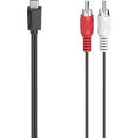 Hama Câble audio, USB-C mâle - RCA mâle, stéréo, 1,50 m