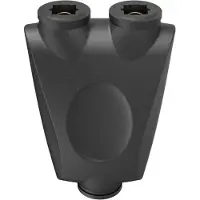Hama Répartiteur optique, fiche femelle toslink - 2 fiches femelles toslink