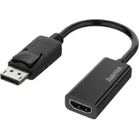 Hama Adaptateur vidéo, fiche DisplayPort - port HDMI, Ultra-HD 4K
