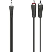 Hama Câble Audio Jack - Rca Stéréo 5 M Noir (200721)