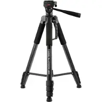 Caruba Blackstar 200 Profondeur de caméra (Métal), Trépied, Noir