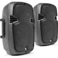 VONYX ACTEVE LEAKERSET - VONY SPJ -800A Active Lautsprecher - 2x 8 Zoll aktiver Lautsprecher mit 2x Lautsp (Actif), Haut-parleur PA, Noir