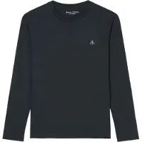 Marc O'Polo T-Shirt bleu marine / blanc