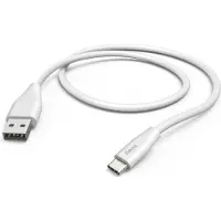 Hama Câble de charge, USB-A/USB-C, 1,5 m, blanc