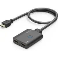 Hama Hdmi 4k 1 In 2 Out Negro Hdmi Splitter