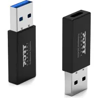 Port Designs Pack de 2 convertisseurs Port USB-C vers USB-A