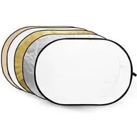 Caruba 5 en 1 Or, Argent, Jaune soleil, Blanc, Transparent 102 x 153 cm
