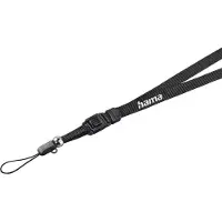 Hama Dragonne avec attache rapide, 45 cm, noir (Dragonne, Sangle d'épaule), Sangle pour appareil photo, Noir