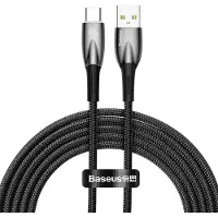 Baseus Câble Usb Do Usb-C Glimmer, 100W, 2M (Czarny)