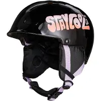 Roxy - Casque de ski/snowboard - Happyland Helmet Discreet Mauve - Taille Enfant L\/XL - Noir