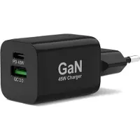 Port Designs Chargeur réseau Port Connect pour USB-C et USB-A, 45 W, noir