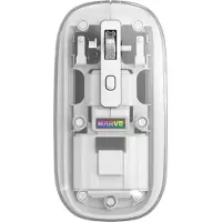 MARVO PRISM B10 weiss / Kabellose Maus / optisch / 1600 DPI / 4 Tasten / USB 2,4 GHz / Bluetooth (Sans fil), Souris, Blanc