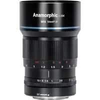 Sirui 50mm 1:1.8 Anamorphique 1.33x S35 Canon RF (Nouveauté) (Canon RF), Objectif, Noir