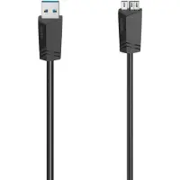 Hama 00200627 câble USB 1,5 m Micro-USB A USB A Noir