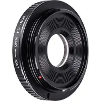 K&F Concept Adaptateur d'objectif K&F Canon FD - Canon EOS (EF / EF-S) (avec lentille)