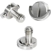 Shape DRS14 1/4-20 D-Ring Camera Screws 3-Pack