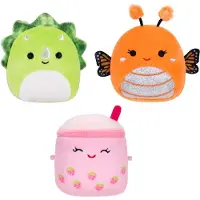 Squishmallows Knuffel Pluche - Micromallows Mony, Tristan, Victoria - 3dlg.