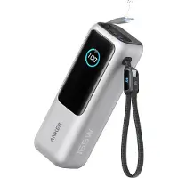 Anker Laptop Power Bank (25000 mAh, 100 W, 92 Wh), Chargeur de secours, Argent
