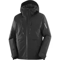 Salomon - Veste de ski isolante et légère en PrimaLoft - Brilliant 2.0 Jacket M Deep Black pour Homme - Taille M - Noir