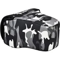JJC Housse de protection en néoprène pour appareil photo, Housse pour appareil photo, Multicolore, Gris