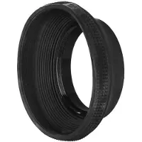 Matin Parasoleil en caoutchouc 48 mm M-6231, Pare-soleil pour objectif, Noir