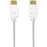 Ginza.se Câble HDMI  haute vitesse avec Ethernet HDMI mâle HDMI mâle 4K@30Hz ARC 10.2 (2 m), Câble vidéo, Blanc