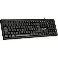Hamlet KU200 clavier Bureau USB QWERTY Italien Noir