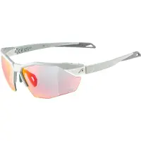 Alpina Unisexe, Lunettes de sport, Twist Six S HR QV (Smoke-grey matt, Rainbow), Gris