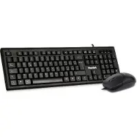 Hamlet KU200 clavier Souris incluse USB Italien Noir